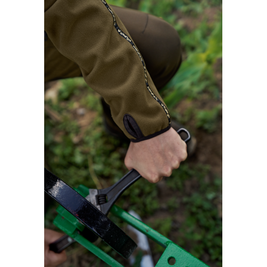 POLAR HARKILA KAMKO FLEECE / Dark oliwe/Arabian spice