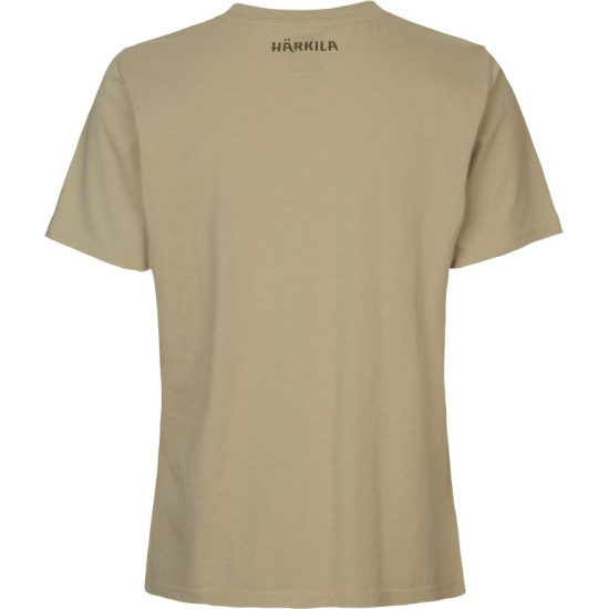 Koszulka damska Harkila Stag Badge S/S T-shirt / Sand