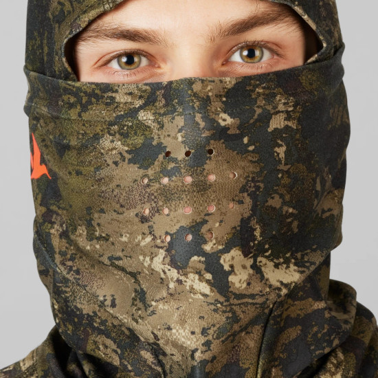 Kominiarka Seeland / Scent control Camo balaclava / InVis green