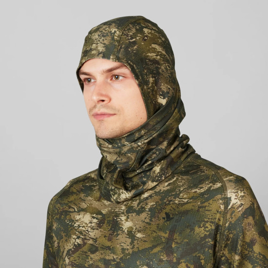 Kominiarka Seeland / Scent control Camo balaclava / InVis green