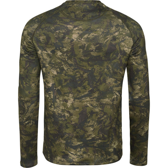 Koszulka Seeland / Active Camo L/S T-shirt / InVis green