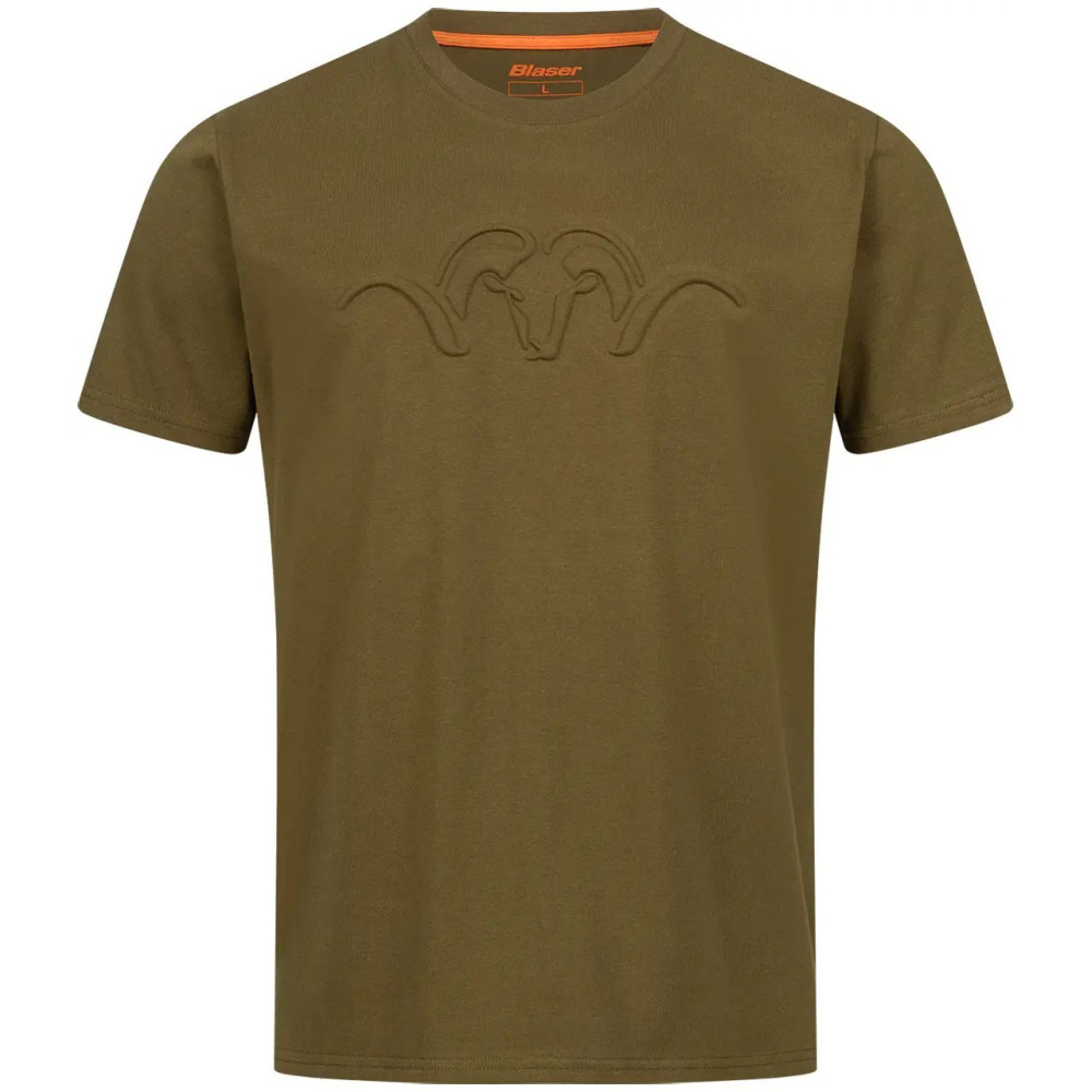 Koszulka Blaser Argali 3D Debossed T25 / Dark olive