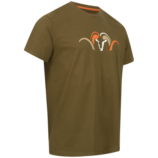 Koszulka Blaser Argali Multi-Color T 25 / Dark olive