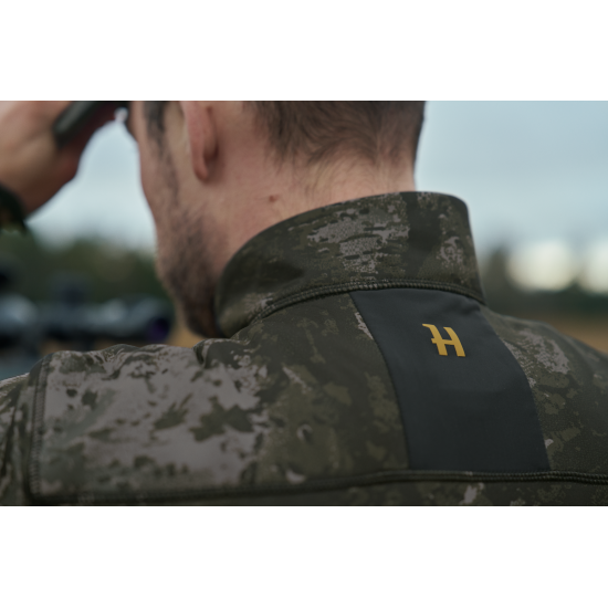 Bluza polarowa Harkila NOCTYX Camo z zamkiem błyskawicznym