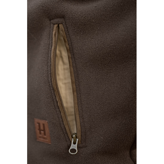 Kurtka polarowa Harkila Sandhem Sherpa / Demitasse brown