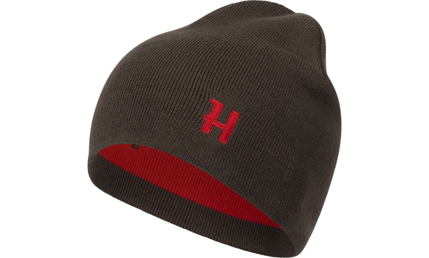 Czapka Harkila Aspire reversible / Shadow brown/Red