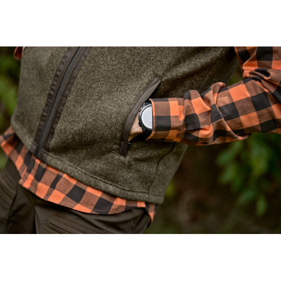 Kamizelka Harkila Kalix fleece / Willow green/Shadow brown