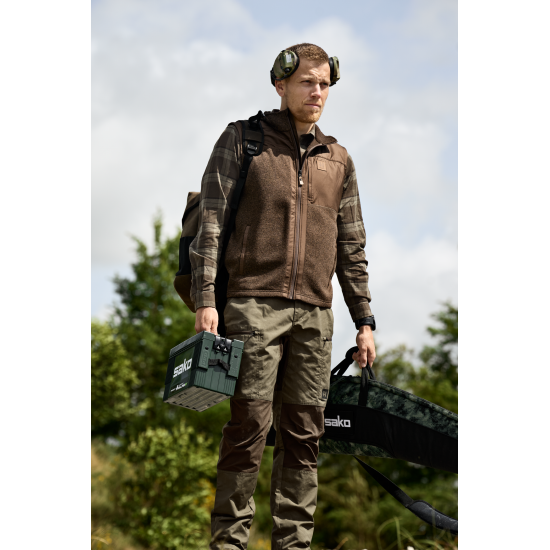 Kamizelka Harkila Kalix fleece / Dark earth