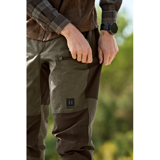 Spodnie Harkila Fjell Grape Leaf / Willow Green