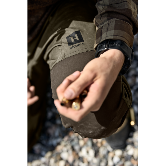 Spodnie Harkila Fjell Grape Leaf / Willow Green