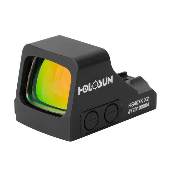 Holosun HS407K X2 Open Reflex SubCompact Pistol Sight (czarny)