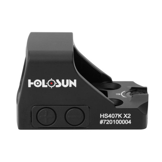 Holosun HS407K X2 Open Reflex SubCompact Pistol Sight (czarny)