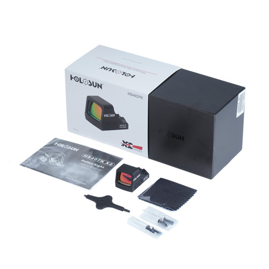 Holosun HS407K X2 Open Reflex SubCompact Pistol Sight (czarny)