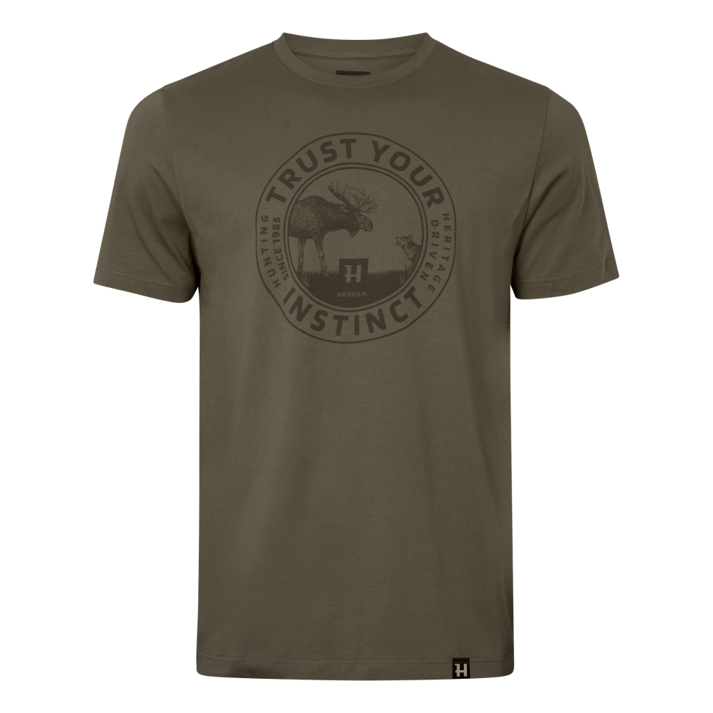 Koszulka Harkila Moose S/S T-Shirt / Tarmac