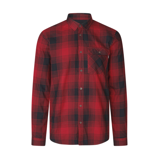 Koszula Seeland Glen Flannel Shirt / Red check