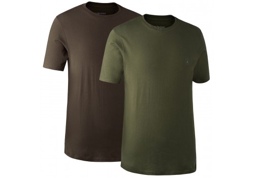 Koszulka Deerhunter / T-shirt 2-Pack / Green/Brown Leaf