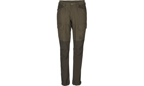 Spodnie Damskie Harkila Scandinavian trousers Women / Willow green/Deep brown