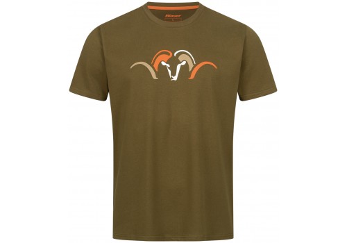 Koszulka Blaser Argali Multi-Color T 25 / Dark olive