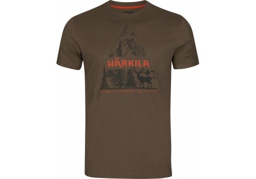 Koszulka Harkila Nature S/S T-shirt / Slate black