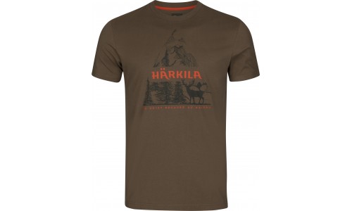 Koszulka Harkila Nature S/S T-shirt / Slate black