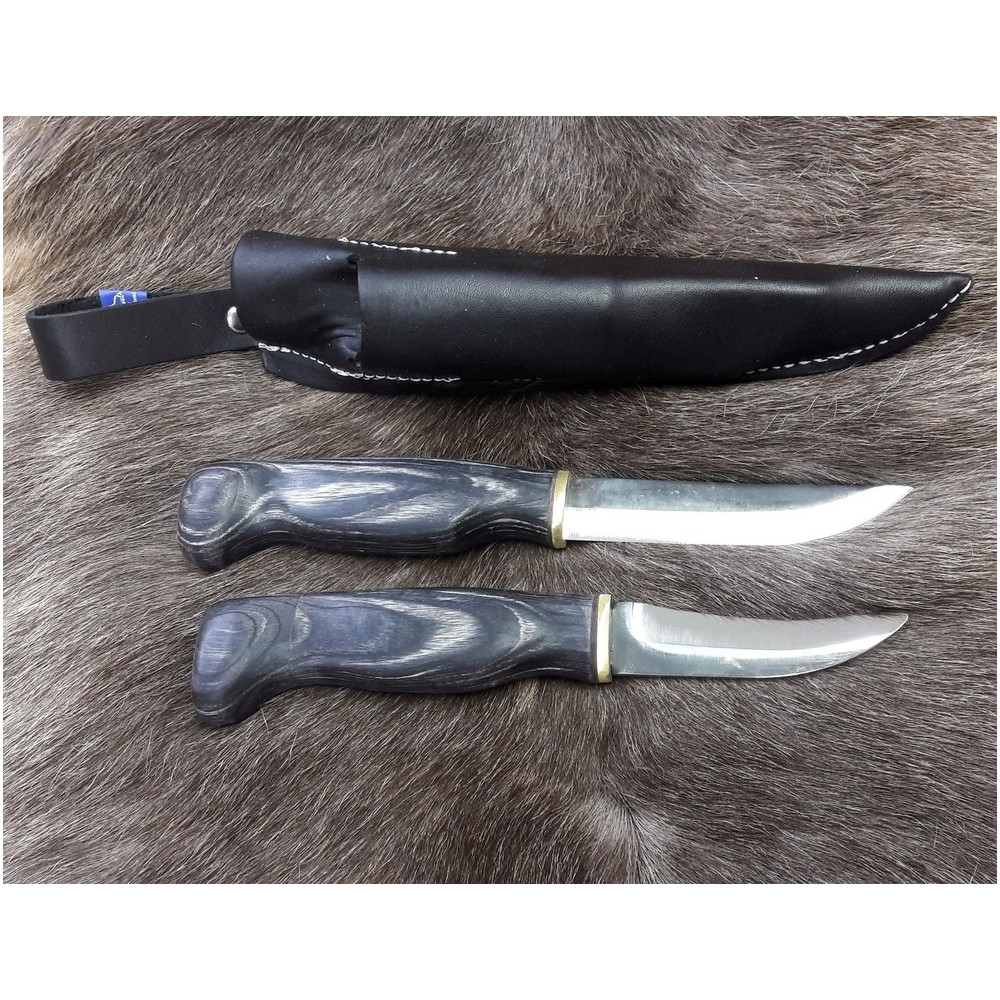 NÓŻ WOOD JEWEL / BLACK / DOUBLEKNIFE / 23AVKM