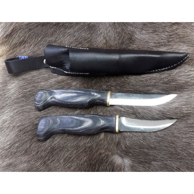 NÓŻ WOOD JEWEL / BLACK / DOUBLEKNIFE / 23AVKM