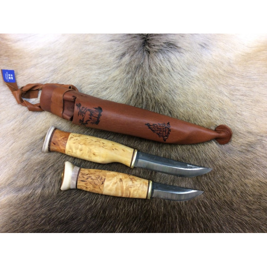 NÓŻ WOOD JEWEL / DOUBLEKNIFE / Kaksoispuukko sarvihatulla / 23KVS