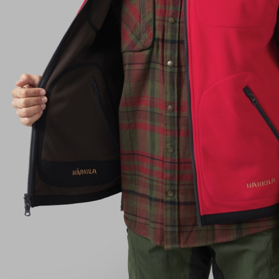 KAMIZELKA HARKILA / KAMKO FLEECE WAISTCOAT (brown/red)
