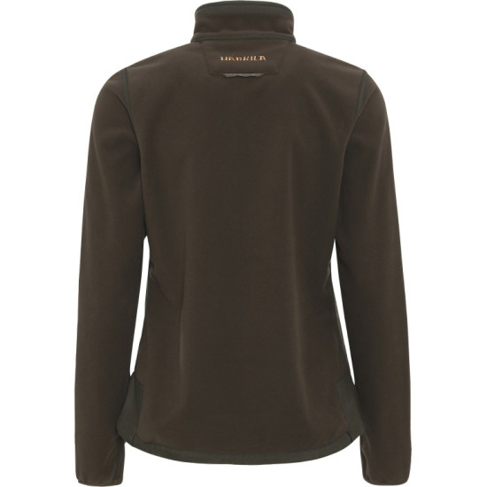 KURTKA POLAROWA HARKILA / KAMKO FLEECE WOMEN (brown/red)