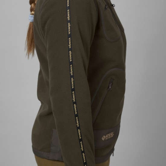 KURTKA POLAROWA HARKILA / KAMKO FLEECE WOMEN (brown/red)