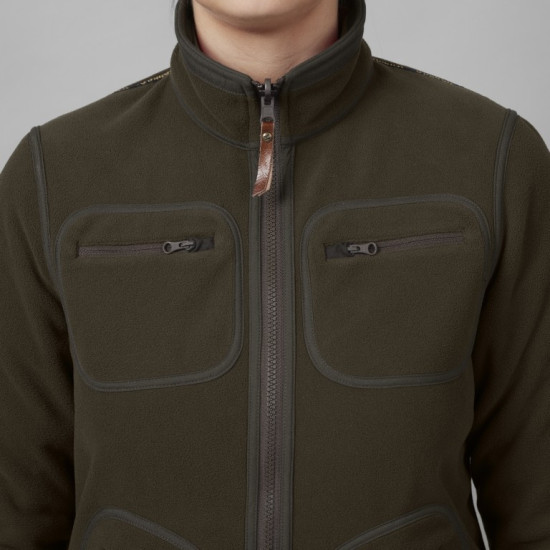 KURTKA POLAROWA HARKILA / KAMKO FLEECE WOMEN (brown/red)