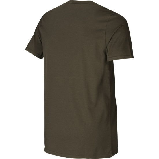Koszulka Harkila Graphic 2-pack (Willow green/Slate brown)