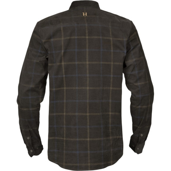 Koszula Harkila Kaldfjord corduroy check shirt (Shadow brown)