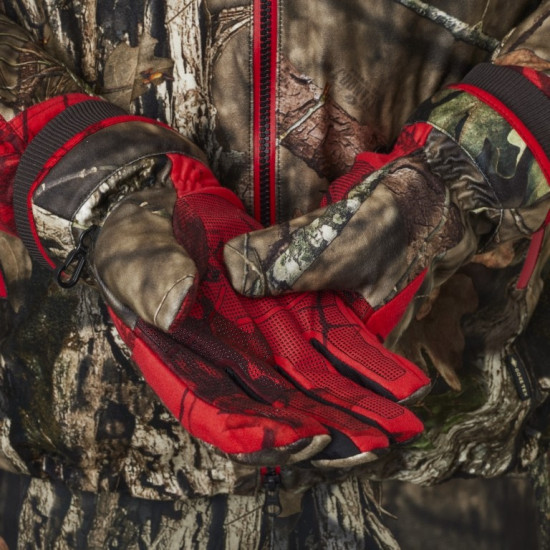 Rękawiczki Harkila Moose Hunter 2.0 GTX Gloves (MOSSYOAK®BREAK-UP COUNTRY®/MOSSYOAK®RED)