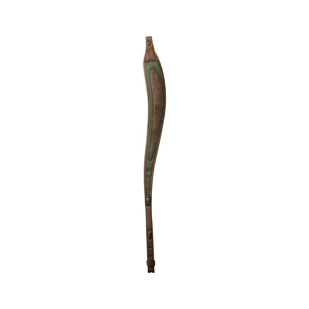 Pas do broni Harkila RIFLE SLING IN CANVAS/ LEATHER 93 cm (Green)