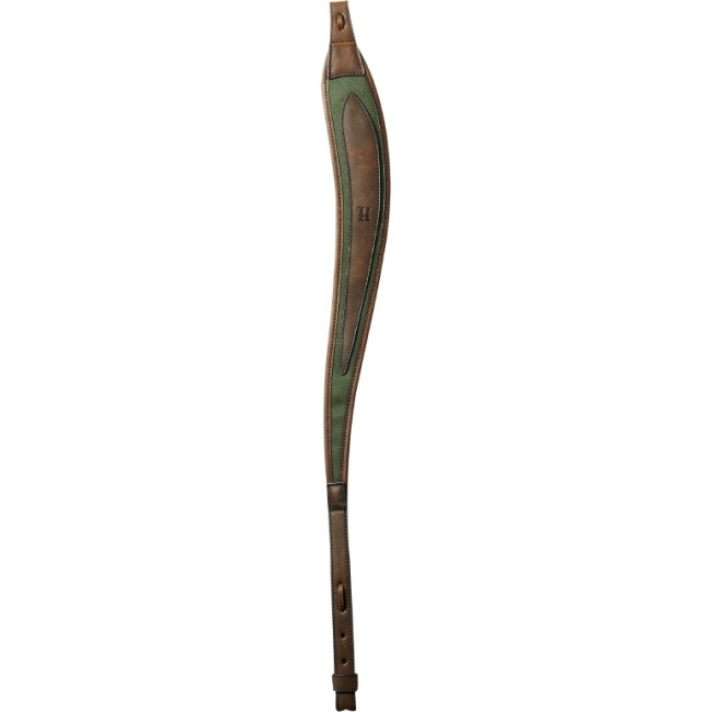 Pas do broni Harkila RIFLE SLING IN CANVAS/ LEATHER 93 cm (Green)