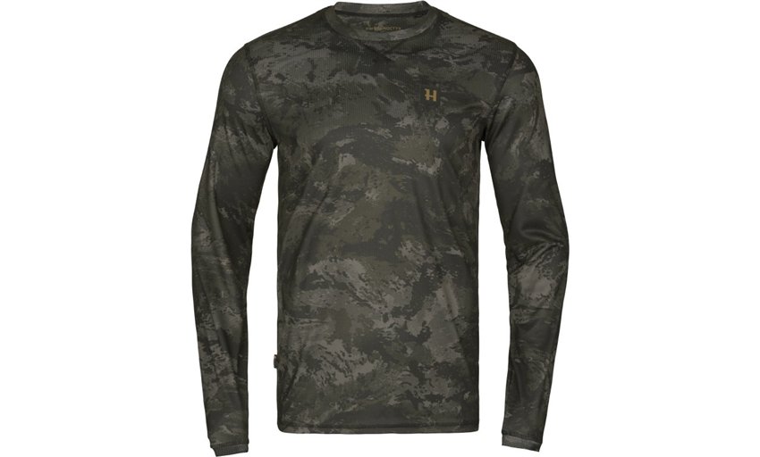 T-shirt Härkila NOCTYX Camo L/S / AXIS MSP®Black