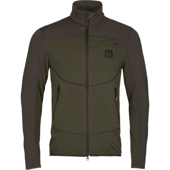 Kurtka polarowa Harkila Olaf / Willow green/Shadow grey