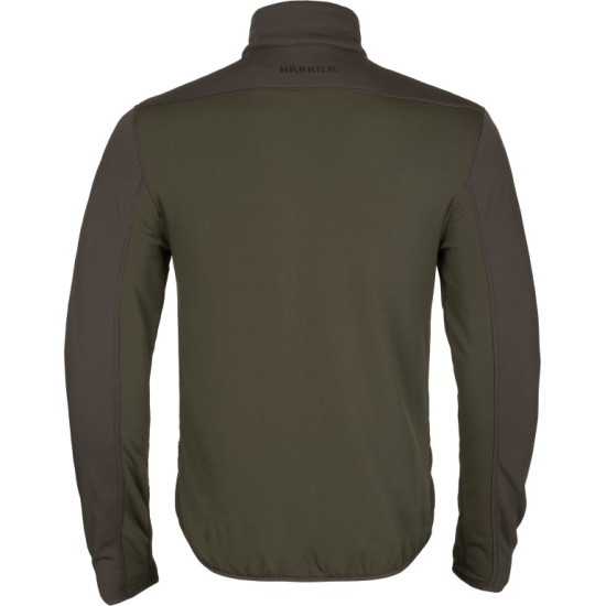 Kurtka polarowa Harkila Olaf / Willow green/Shadow grey