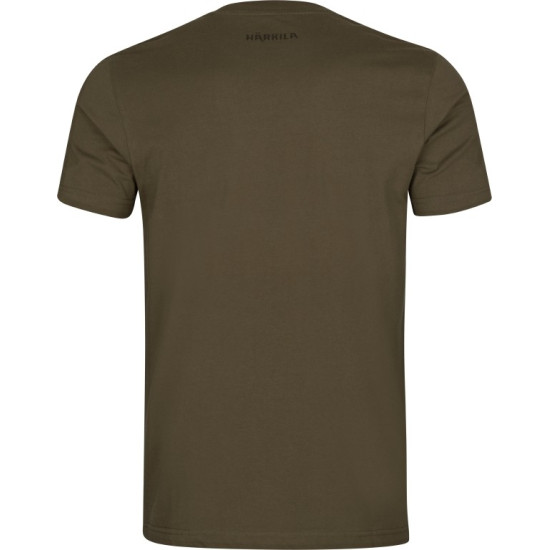 Koszulka Harkila Nature S/S t-shirt / Willow green