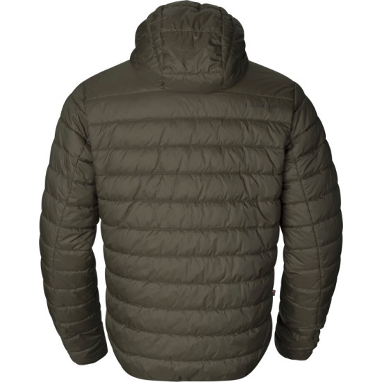 OCIEPLANA KURTKA Z KAPTUREM LOGMAR HARKILA / WILLOW GREEN